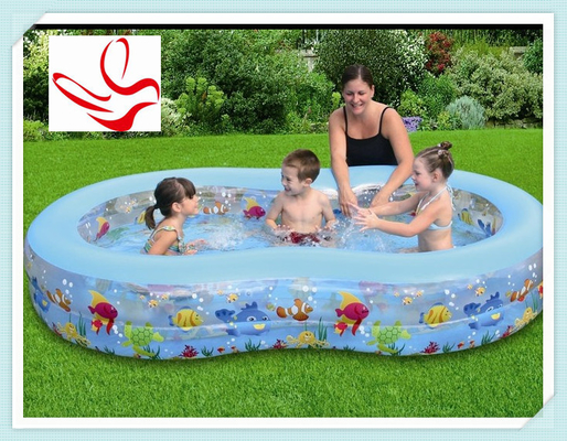 Large Cute Inflatable Swimming Pools 100 Gallons For 2 - 4 Children