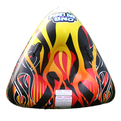 PVC Nylon Covered Small Inflatable Water Towable Tube Triangle With EN71
