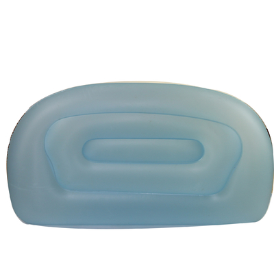 Grey 0.3mm PVC Comfortable Inflatable Sofa Chair Flocked For Adult