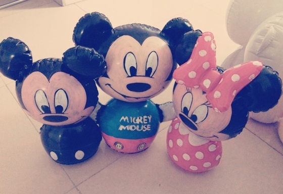 Mickey Inflatable Water Toys Of Bop Bags For Kids And Adults EN71