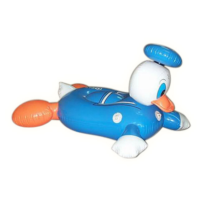 Cute Giraffe 0.25mm PVC Inflatable Water Toys For Baby Seat