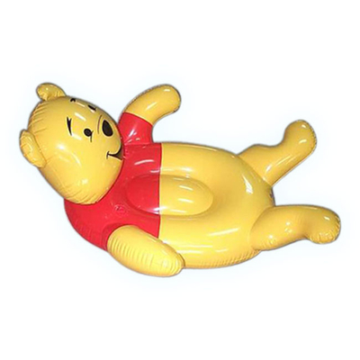 Cute Giraffe 0.25mm PVC Inflatable Water Toys For Baby Seat