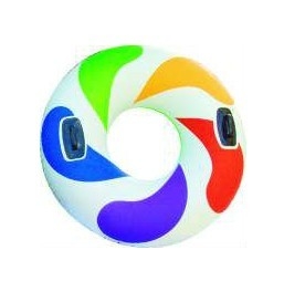 Colored Small Pvc Inflatable Swimming Rings For Babies
