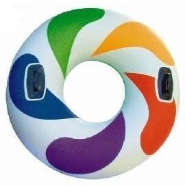Colored Small Pvc Inflatable Swimming Rings For Babies