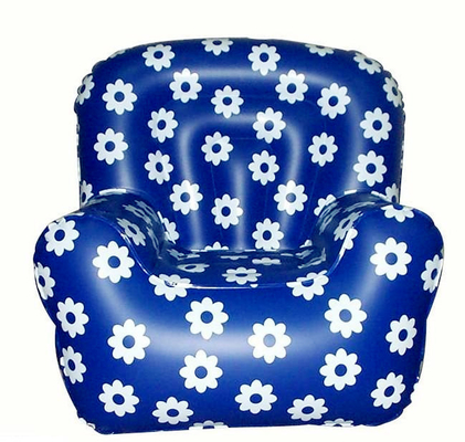 Colored Air Inflatable Lounge Sofa Chair 0.18 mm PVC For Children