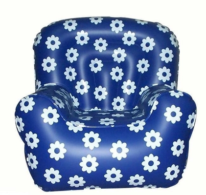 Colored Air Inflatable Lounge Sofa Chair 0.18 mm PVC For Children