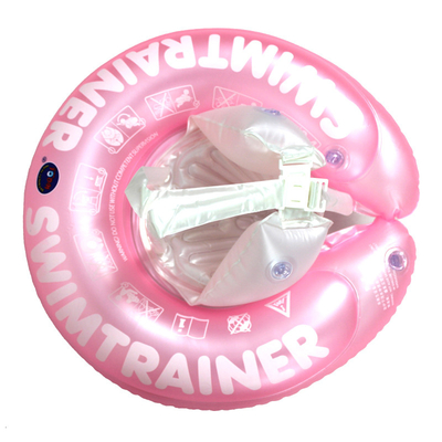 0.28mm PVC Durable Blue Inflatable Swimming Rings Comfortable For Babies