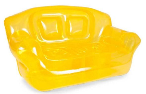 Cute PVC Inflatable Sofa Chair , Clear Colorful Outdoor Sofa