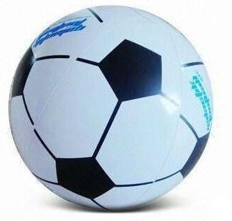 0.18mm PVC Inflatable Beach Balls For Football Game Eco-friendly