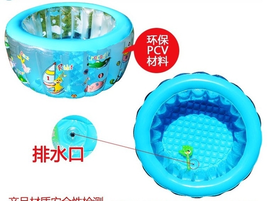 Plastic Round Baby Inflatable Swimming Pools ,134x57cm Kids Playing Water Pools