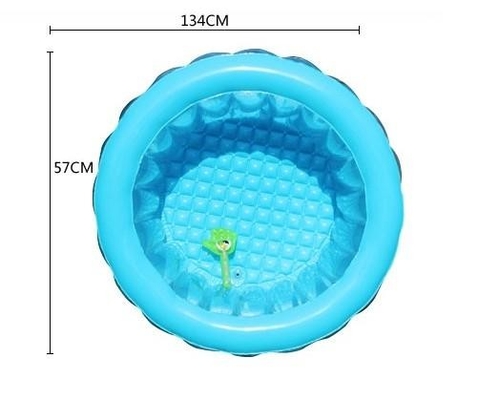 Plastic Round Baby Inflatable Swimming Pools ,134x57cm Kids Playing Water Pools