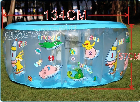 Plastic Round Baby Inflatable Swimming Pools ,134x57cm Kids Playing Water Pools