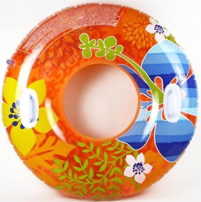Kids Inflatable Swimming Rings , Plastic Air Water Life Ring