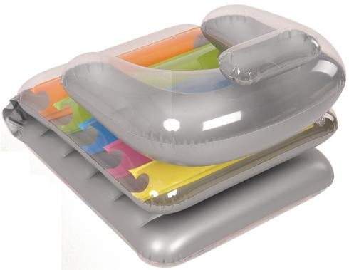 Foldable Inflatable Air Mattress ASTM , Pvc Water Sofa For Outdoor
