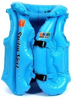 Inflatable Plastic Swimming Rings ,Pvc Kids Life Jacket For Water Games