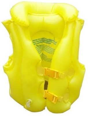 Inflatable Plastic Swimming Rings ,Pvc Kids Life Jacket For Water Games