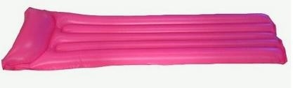 Summer Inflatable King Size Air Mattress Red Color For Camping