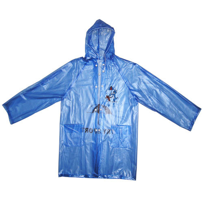 Light Weight Kids Pvc Rain Coats Carntoon Waterproof