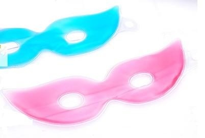 Rosa oder blaue Gel-Augen-Masken für blaue Augen und Falten