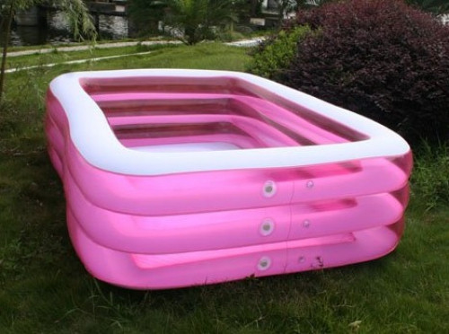 Riesiges aufblasbares Schwimmbad-Quadrat für Familien-Gebrauch 0.18mm PVC
